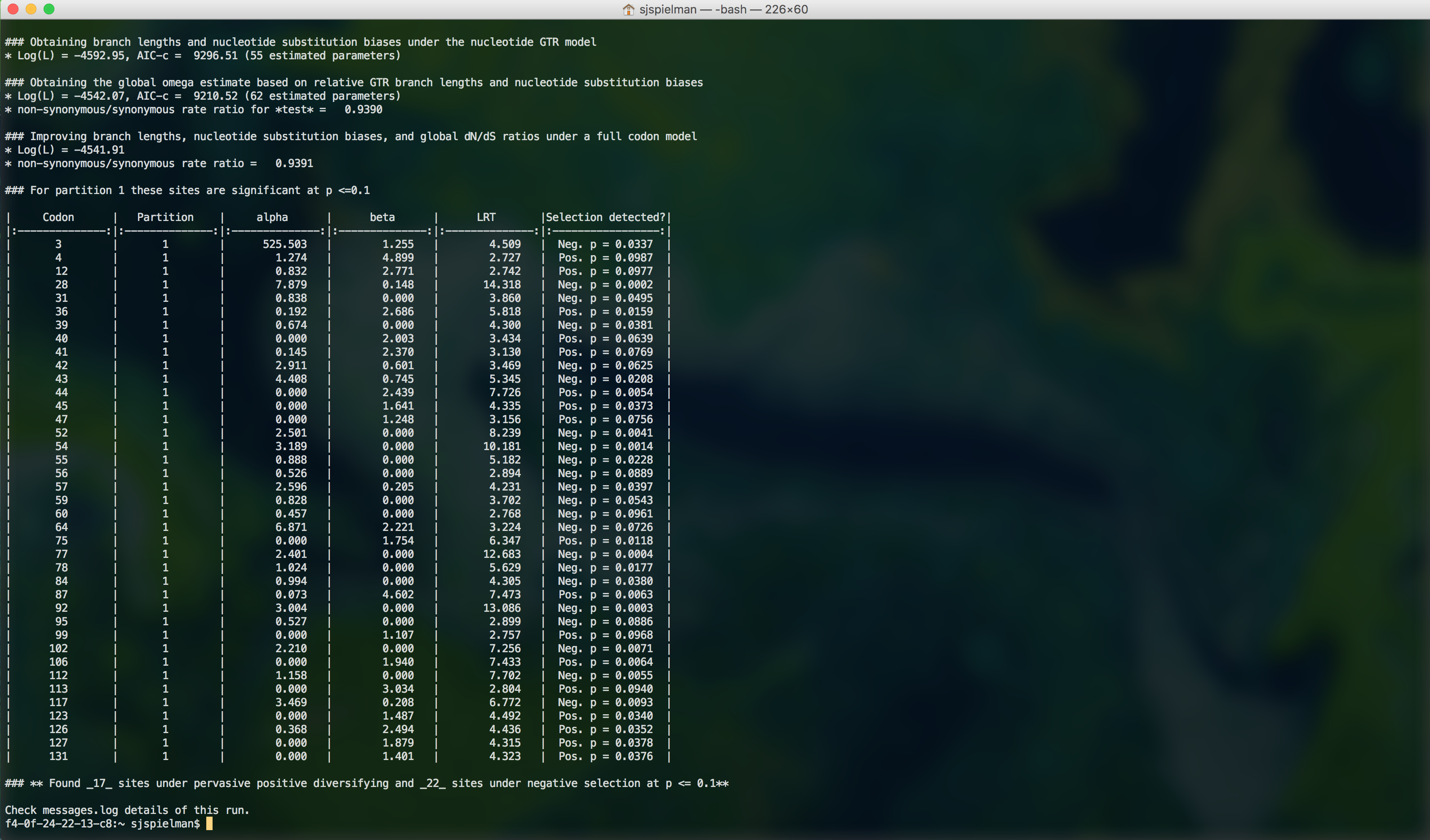 FEL markdown output